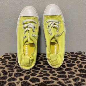 Converse All Stars Shoreline Low Top Casual Fashion Sneakers Neon Yellow 8